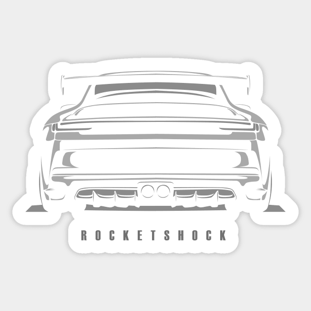 911 turbo illustration graphics Sticker by ASAKDESIGNS